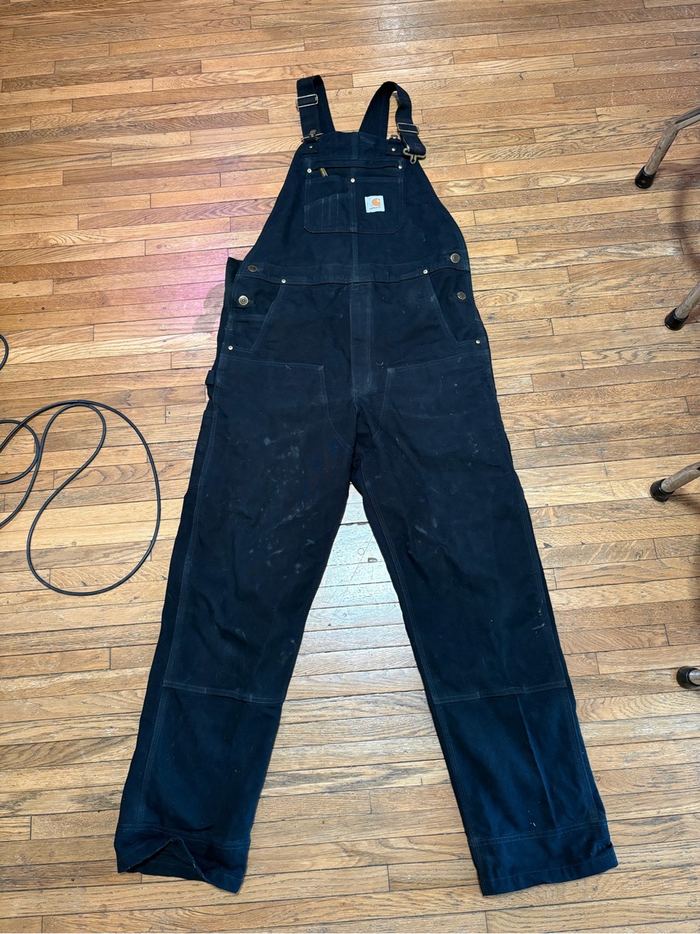Carhartt Black Cotton Work Pants 36x36